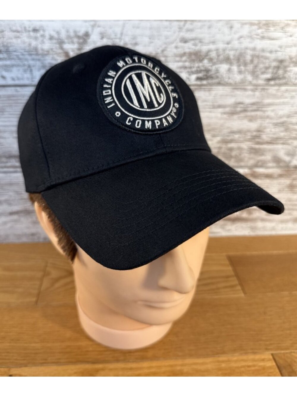 Indian Motorcycle Company Circle Graphic Patch Cap Black
